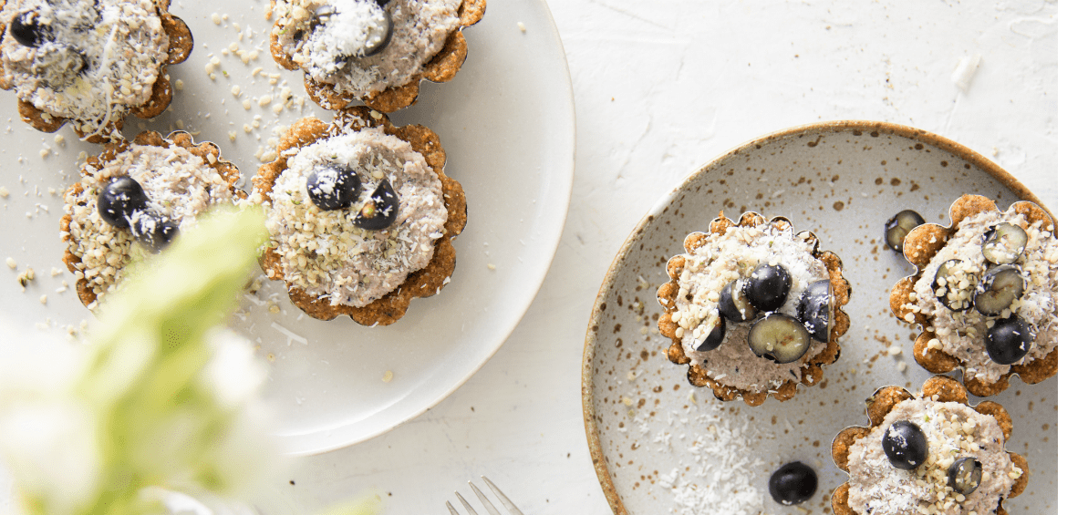 Raw Blueberry and Hemp Tarts – Hemp Foods Australia