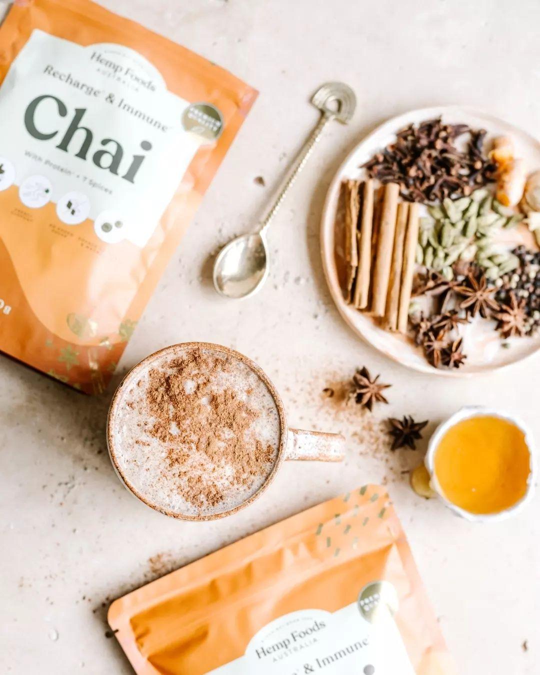 Chai Recharge & Immunity Blend - 252g - Hemp Foods Australia