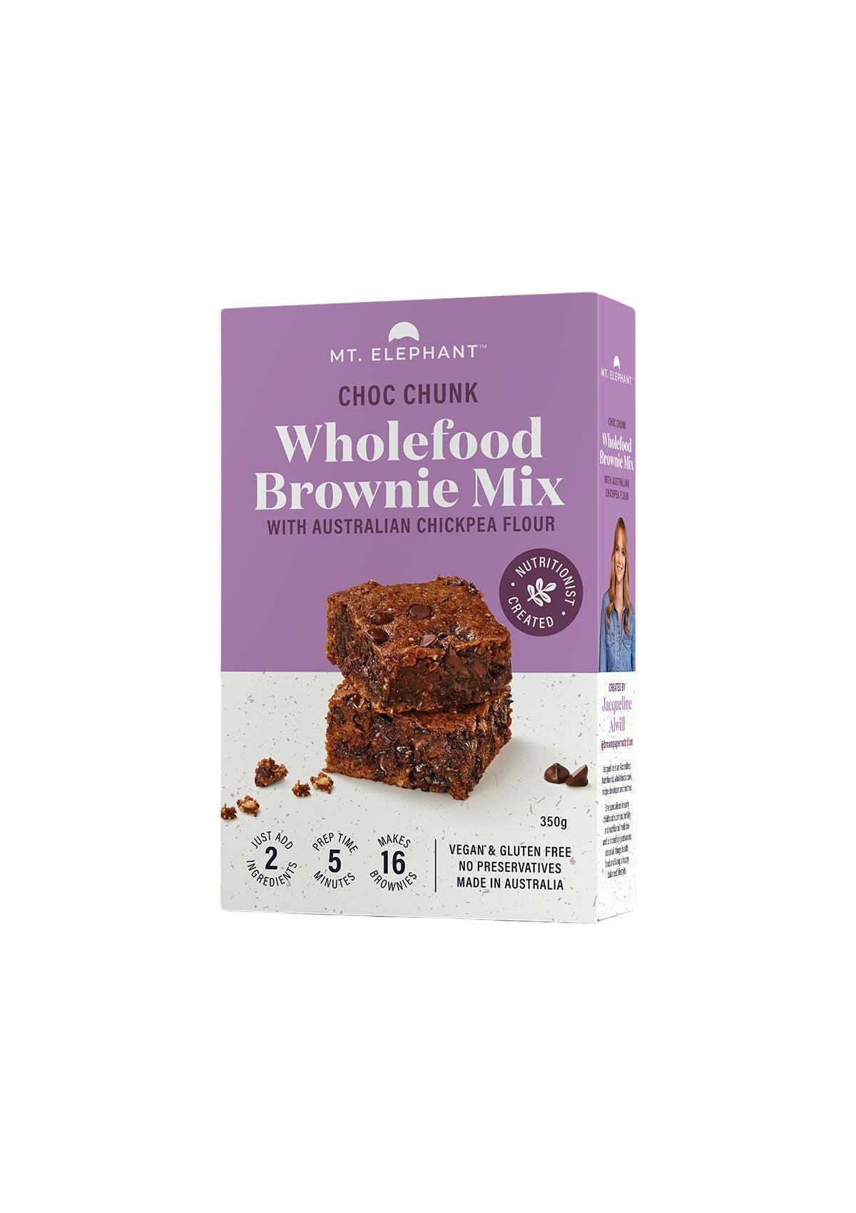 Choc Chunk Wholefood Brownie Mix - 350g - Hemp Foods Australia