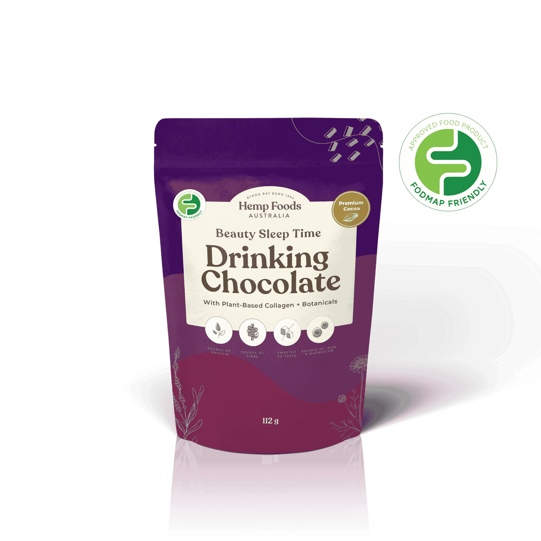 Drinking Chocolate Beauty & Sleep Blend - 112g - Hemp Foods Australia