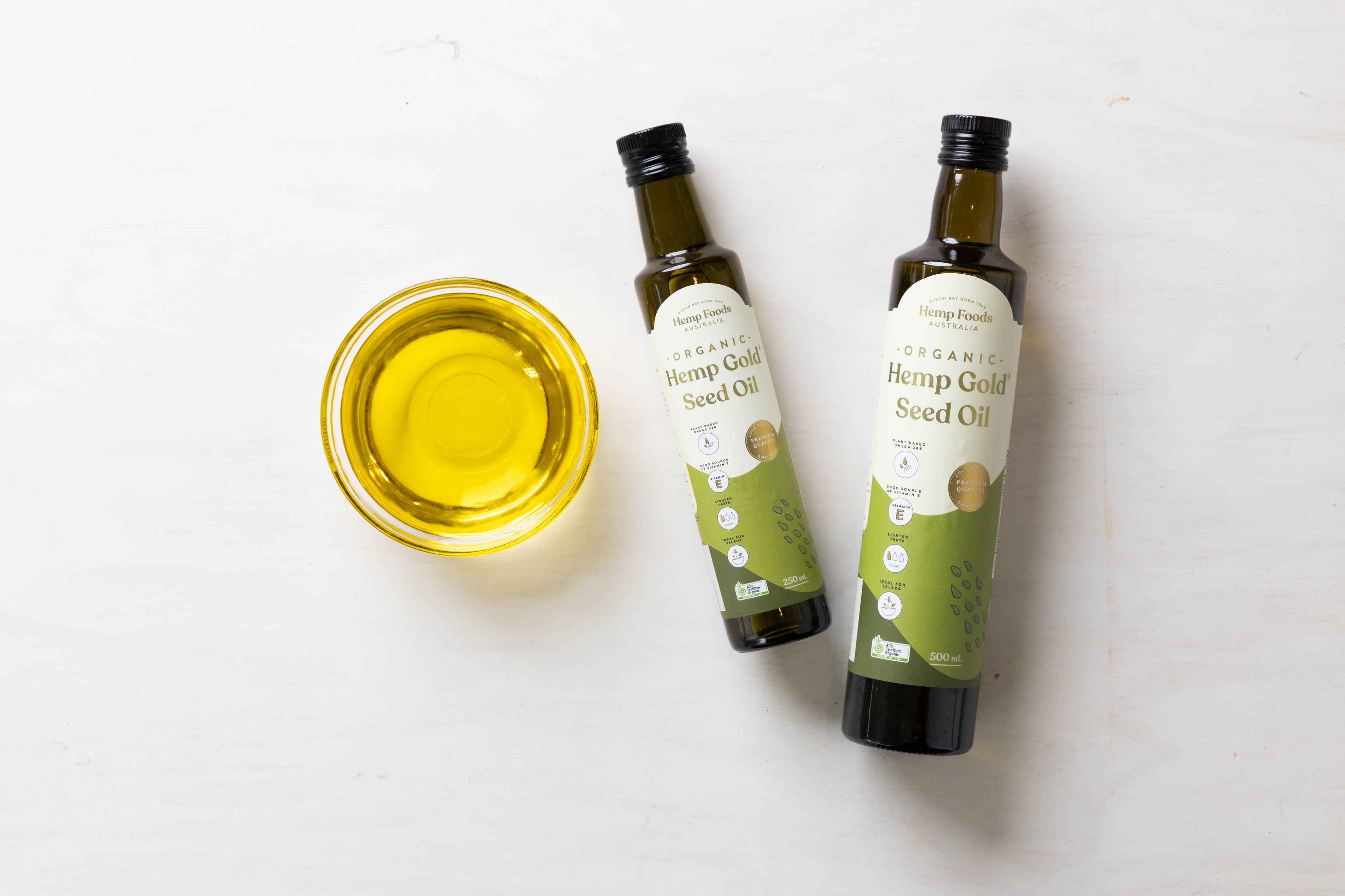 Organic Hemp Gold Seed Oil - 6 x 500ml Bottle Bundle - Hemp Foods Australia