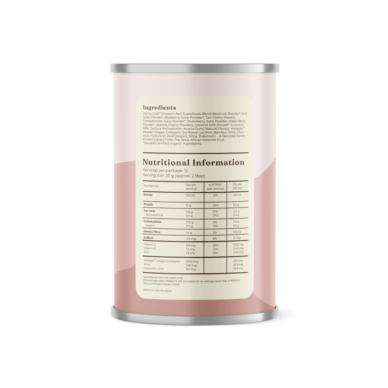 Plant Based Collagen - 240g - Hemp Foods Australia