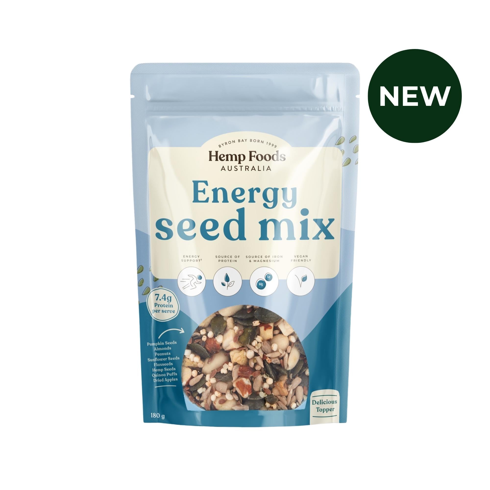 Energy Seed Mix - 180g - Hemp Foods Australia