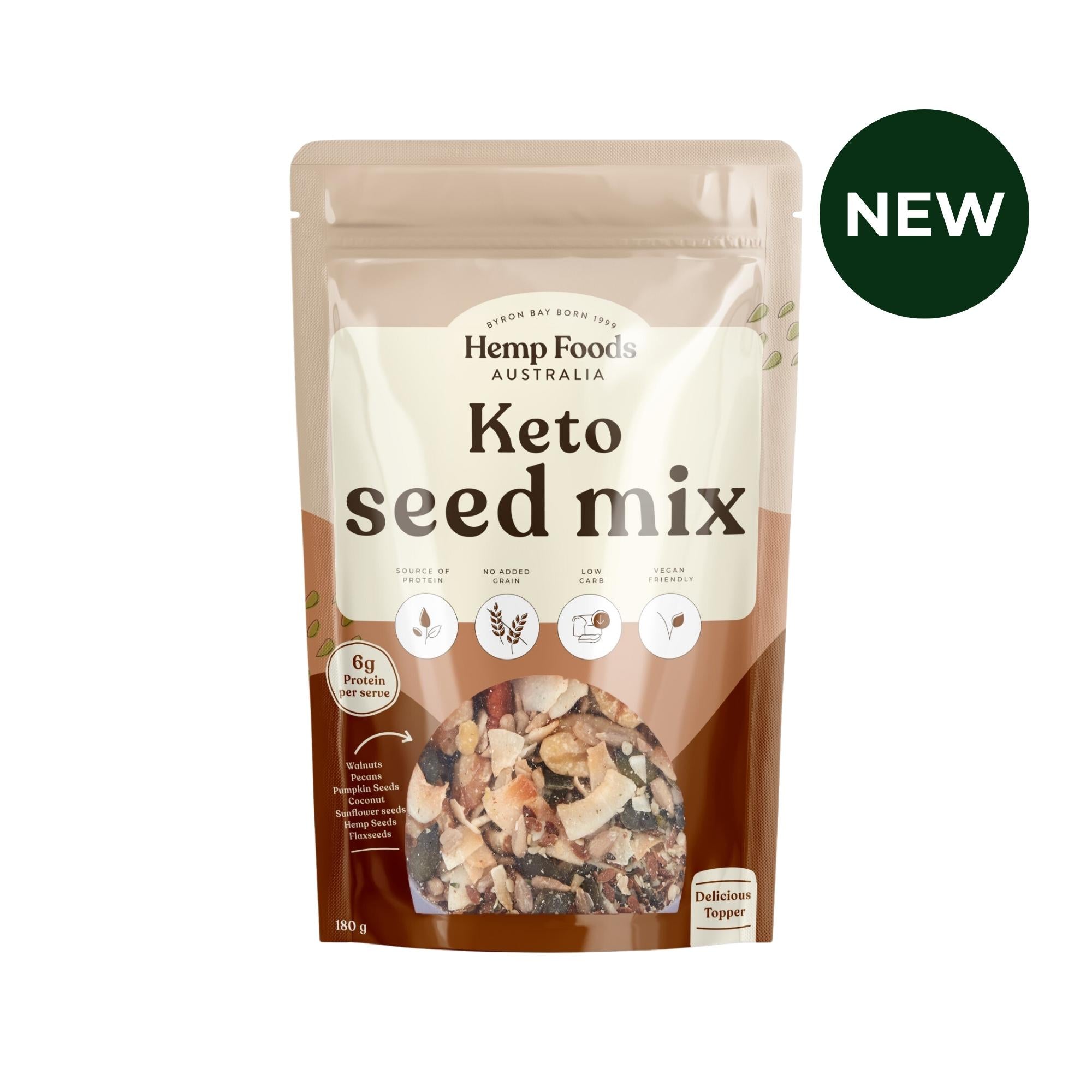 Keto Seed Mix - 180g - Hemp Foods Australia
