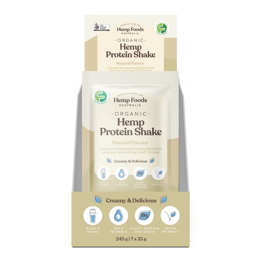 Organic Hemp Protein Natural - 7 x 35g Sachet