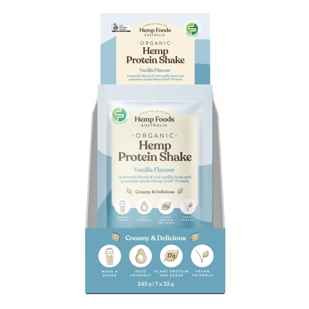 Organic Hemp Protein Vanilla - 7 x 35g Sachet