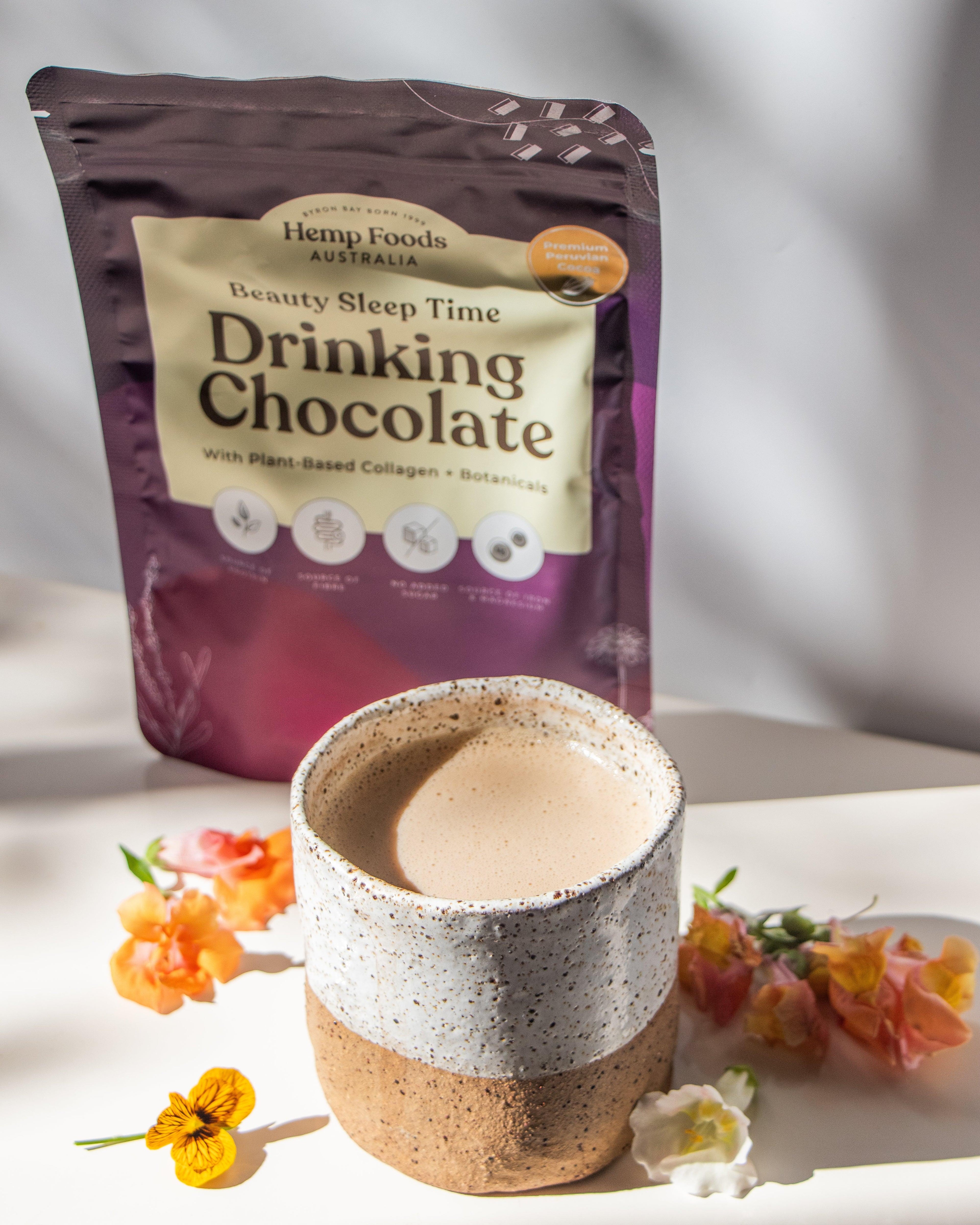 Drinking Chocolate Beauty & Sleep Blend - 112g - Hemp Foods Australia