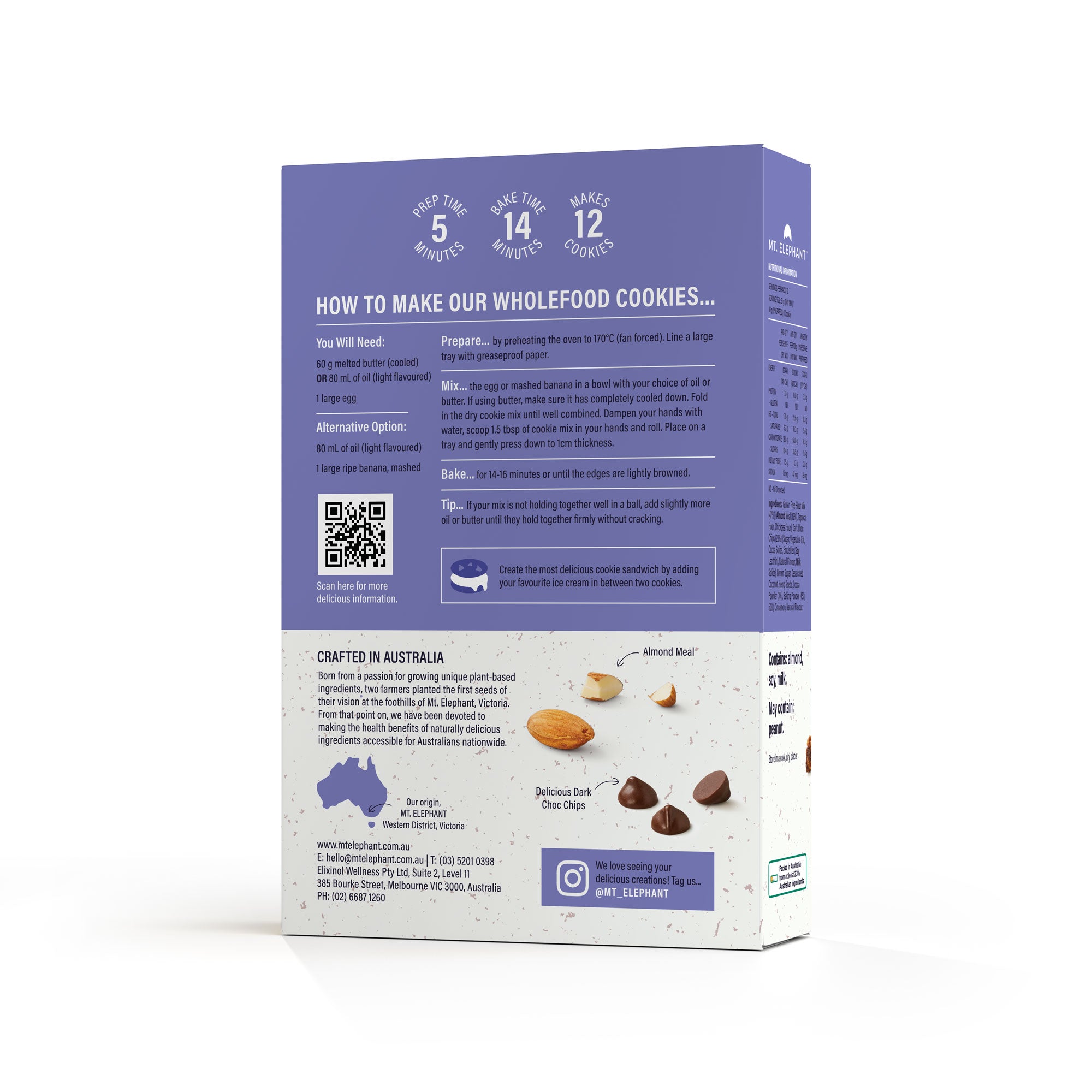 Double Choc Superfood Cookie Mix - 375g