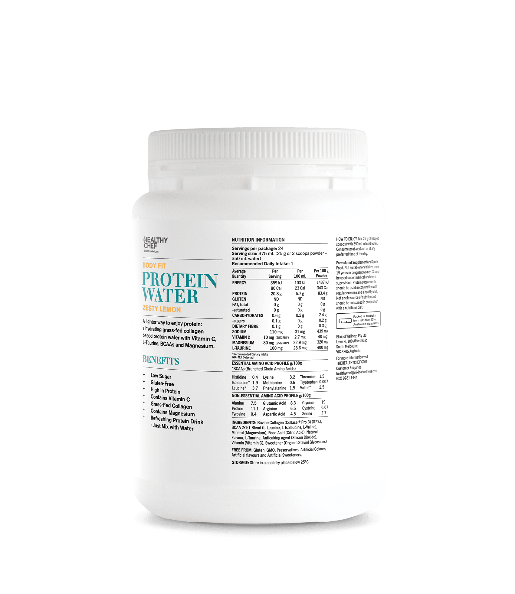Body Fit Protein Water - 600g
