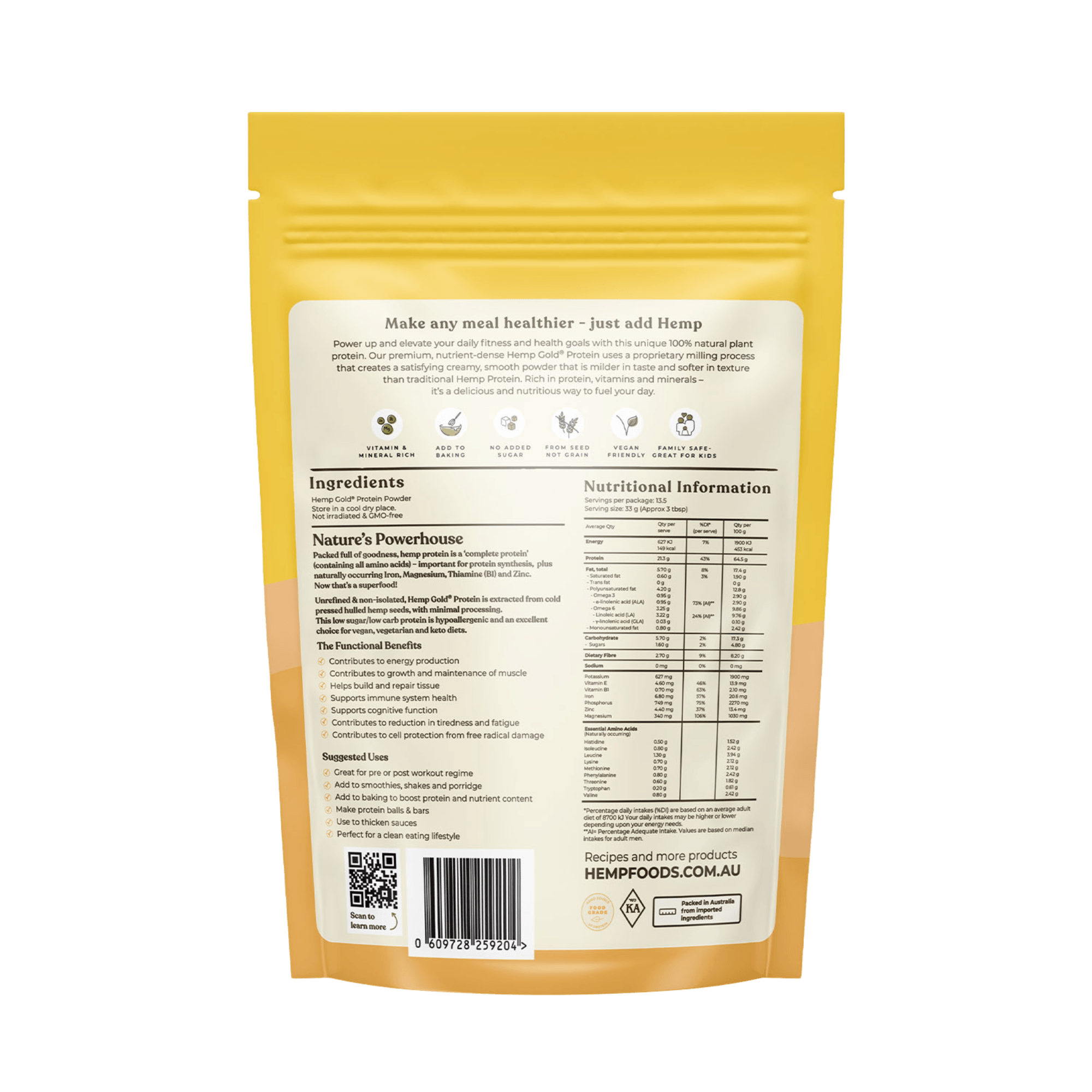 Hemp Intro Bundle - 3 x Product - Hemp Foods Australia