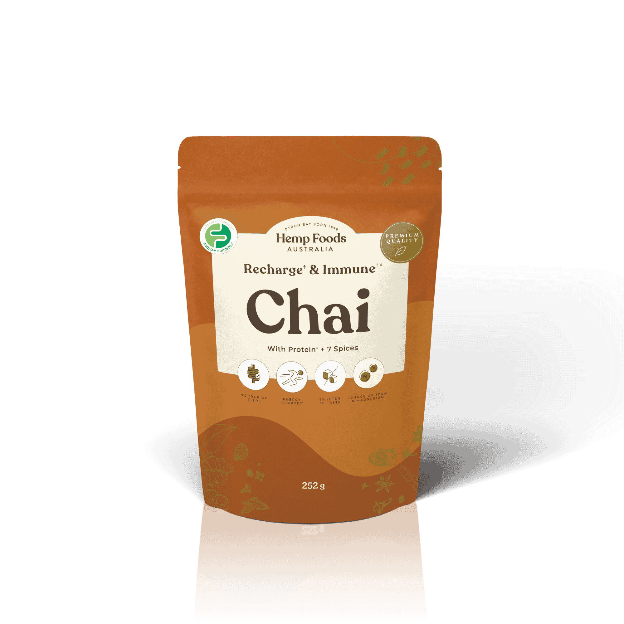Chai Recharge & Immunity Blend - 252g - Hemp Foods Australia