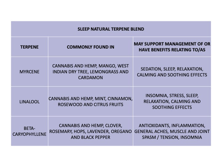 Terpene Tincture Sleep - 30ml