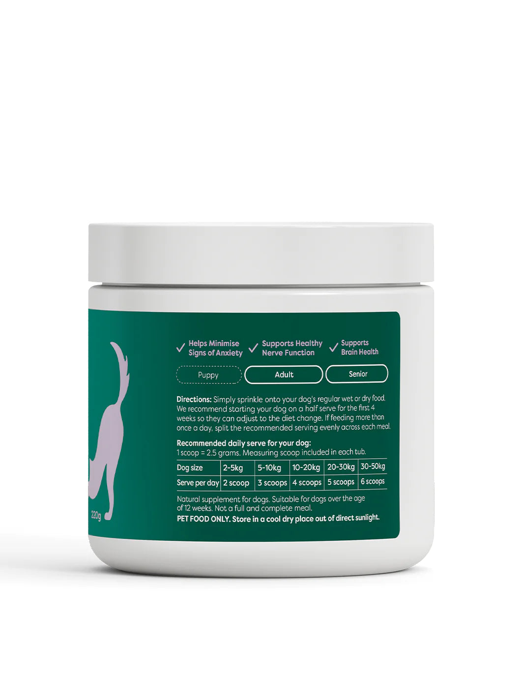 Anxiety Support Wholefood Powder - 220g