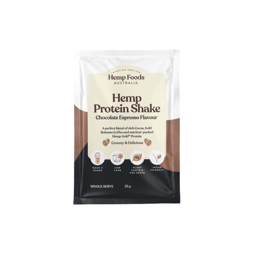 Chocolate Espresso Protein - 7 x 35g Sachet - Hemp Foods Australia