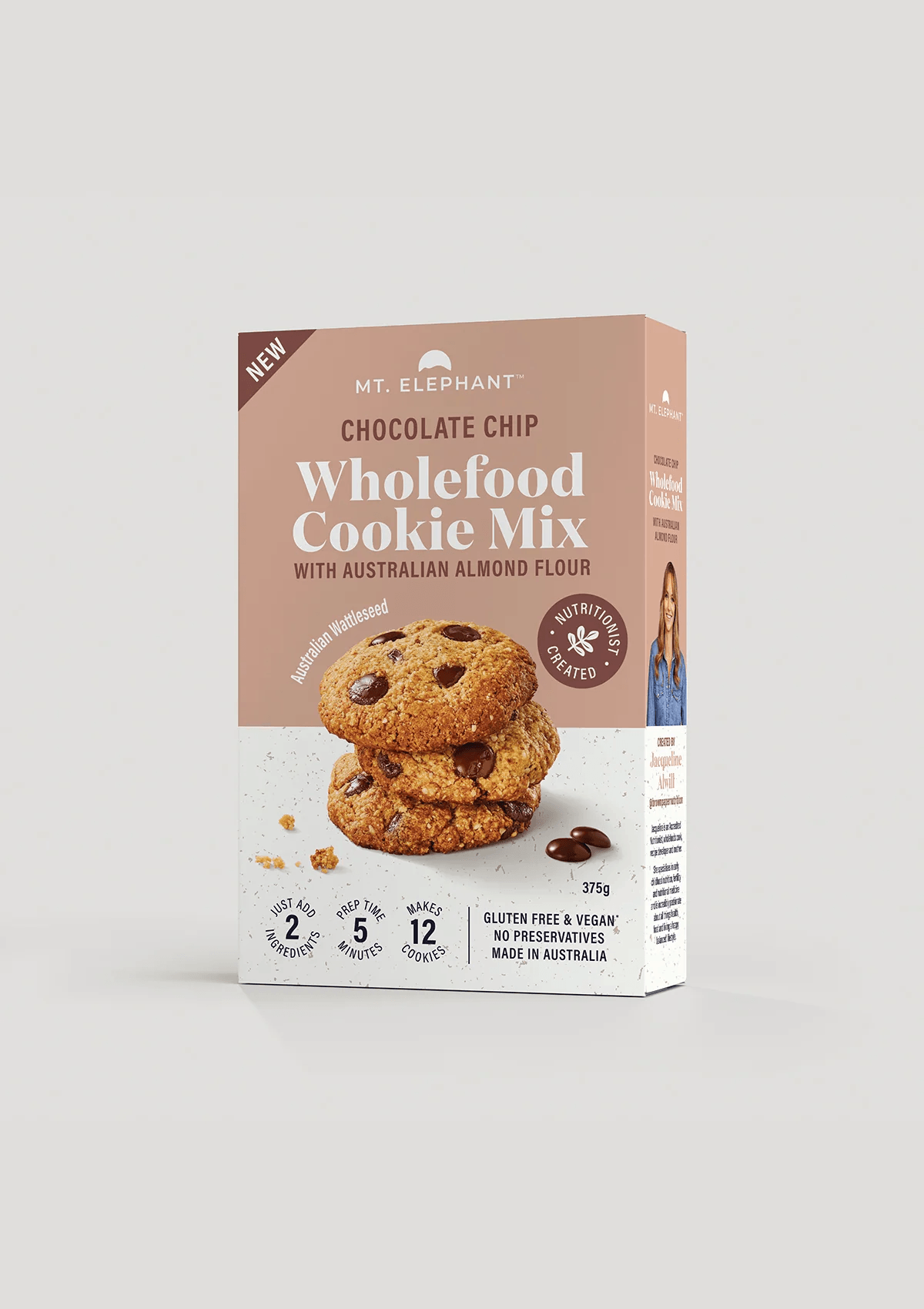 Chocolate Chip Wholefood Cookie Mix - 375g - Hemp Foods Australia
