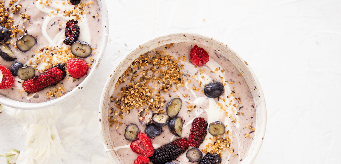 Banana, Blueberry & Hemp Smoothie