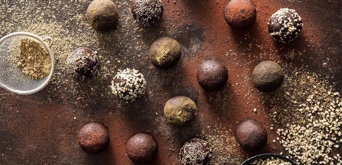 Cacao and Hemp Protein Balls