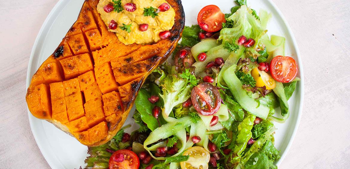 Festive Salad & Pumpkin Dip