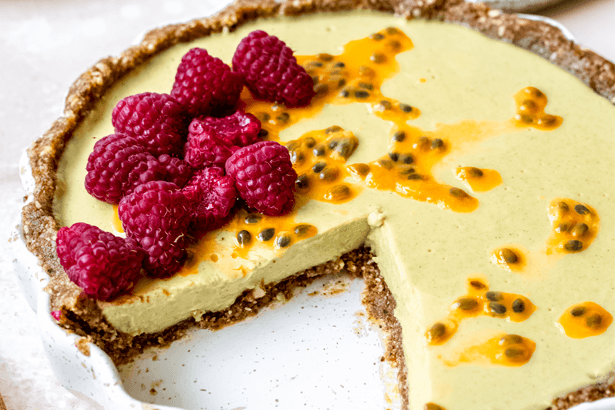 Hemp Passion Fruit Tart