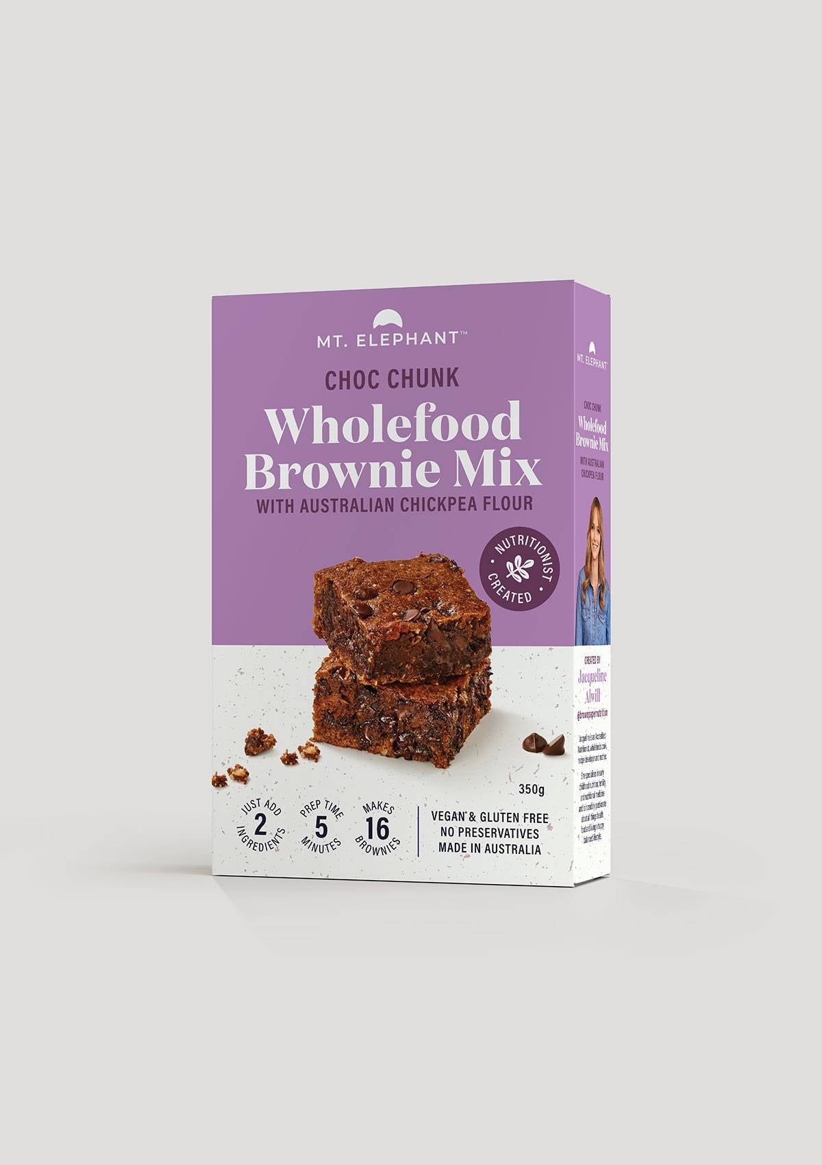 Choc Chunk Wholefood Brownie Mix - 350g