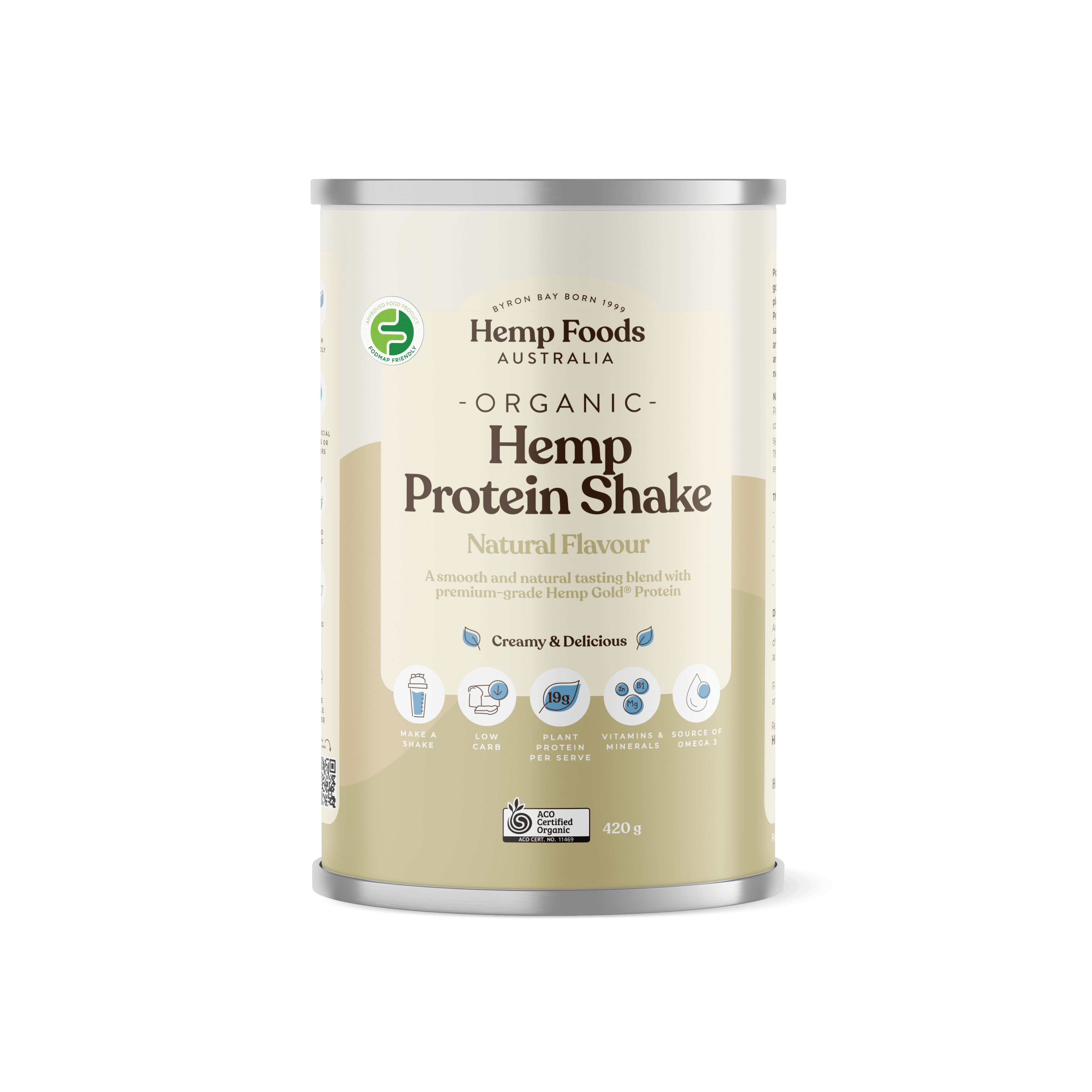 Organic Hemp Protein Natural - 420g