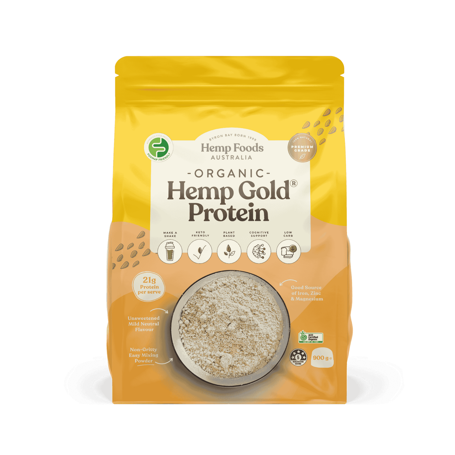 Organic Hemp Gold Protein Powder - 900g