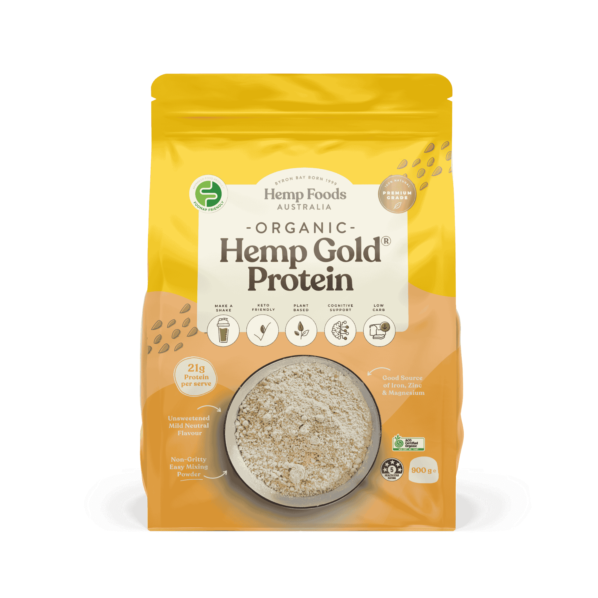 Organic Hemp Gold Protein Powder - 900g