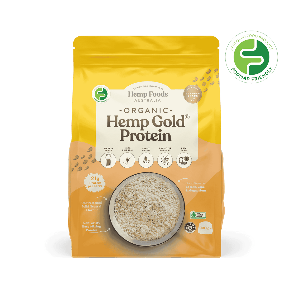 Organic Hemp Gold Protein Powder - 900g