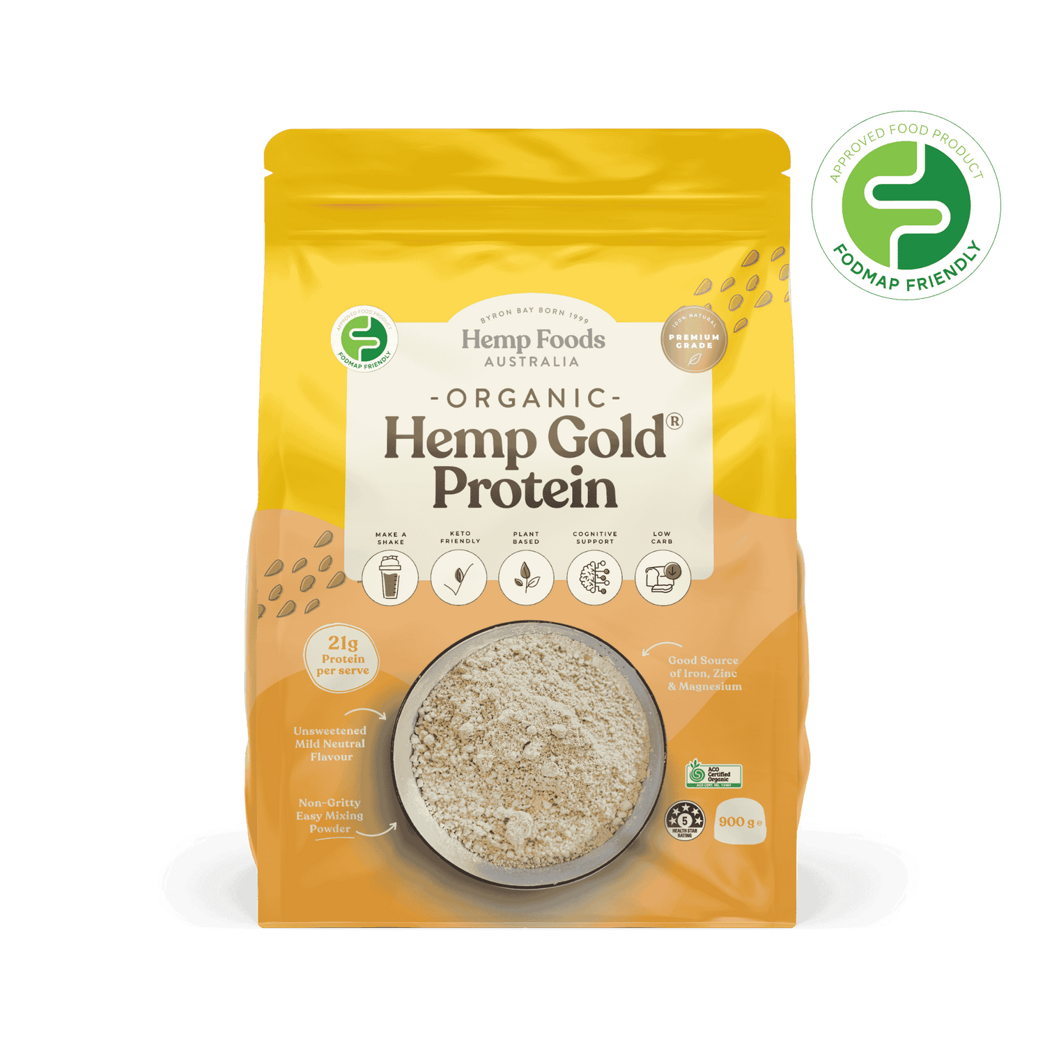 Organic Hemp Gold Protein Powder - 900g