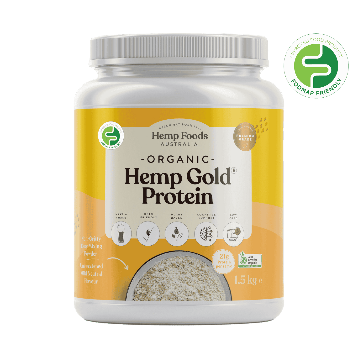 Organic Hemp Gold Protein - 1.5kg