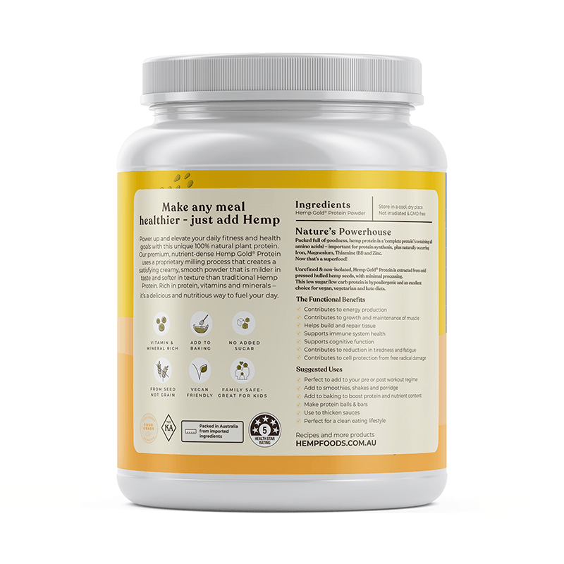 Organic Hemp Gold Protein - 1.5kg