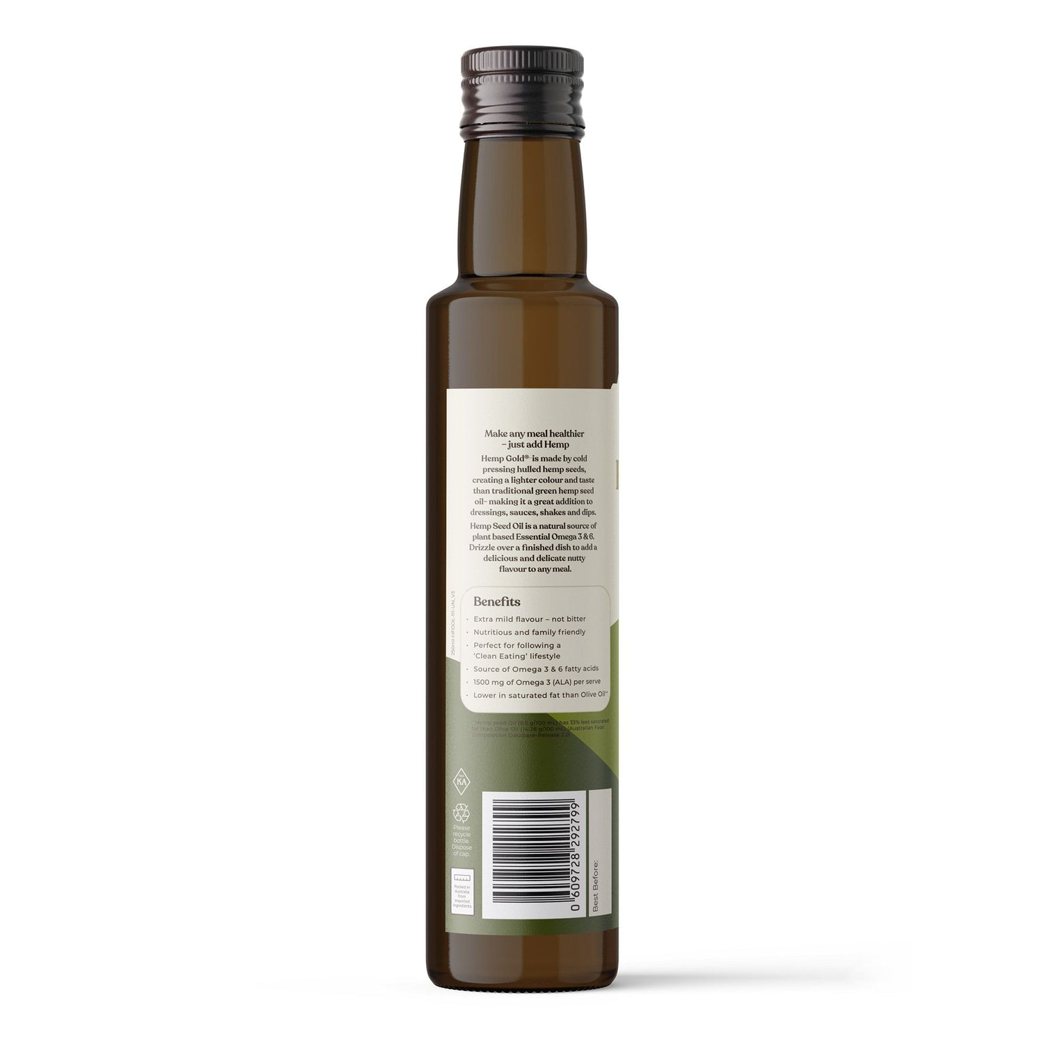 Organic Hemp Gold Seed Oil - 250ml