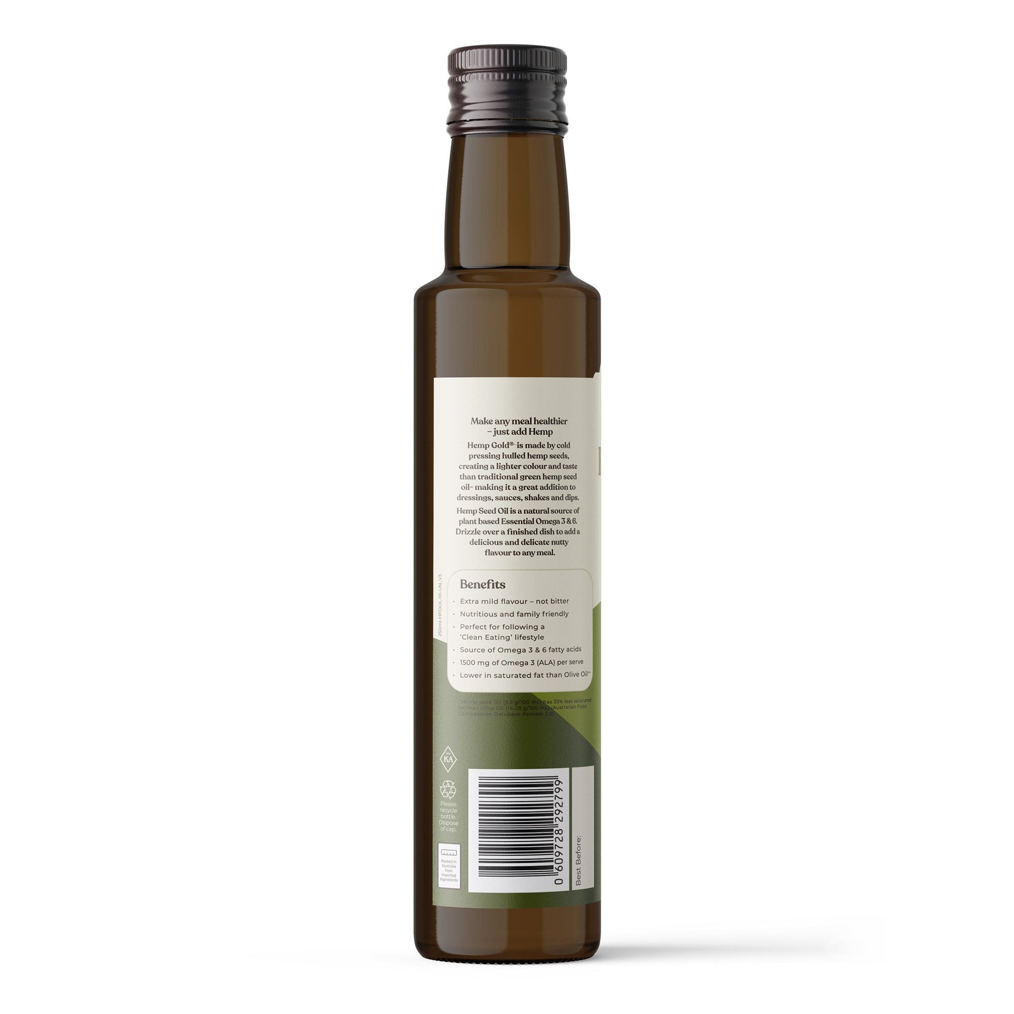 Organic Hemp Gold Seed Oil - 250ml