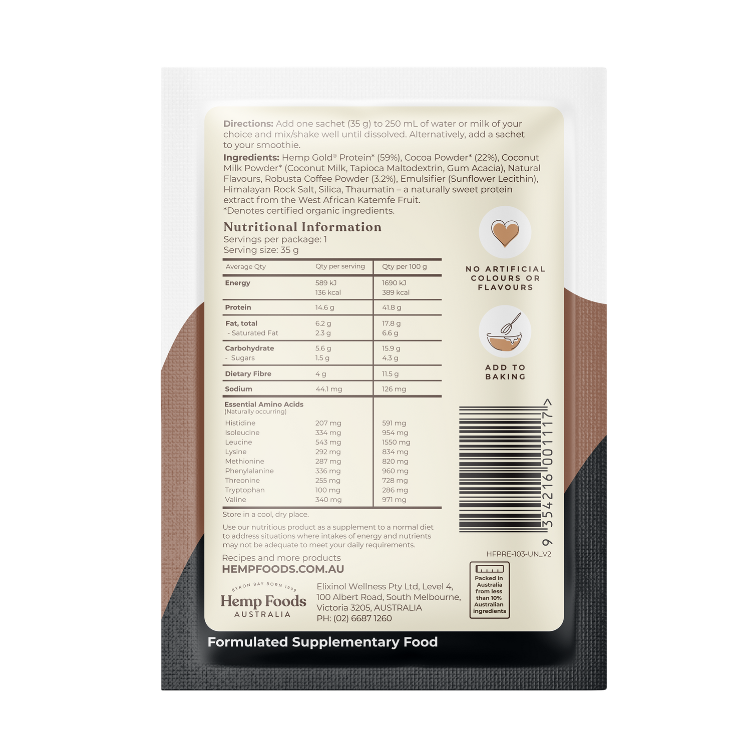 Chocolate Espresso Protein - 7 x 35g Sachet