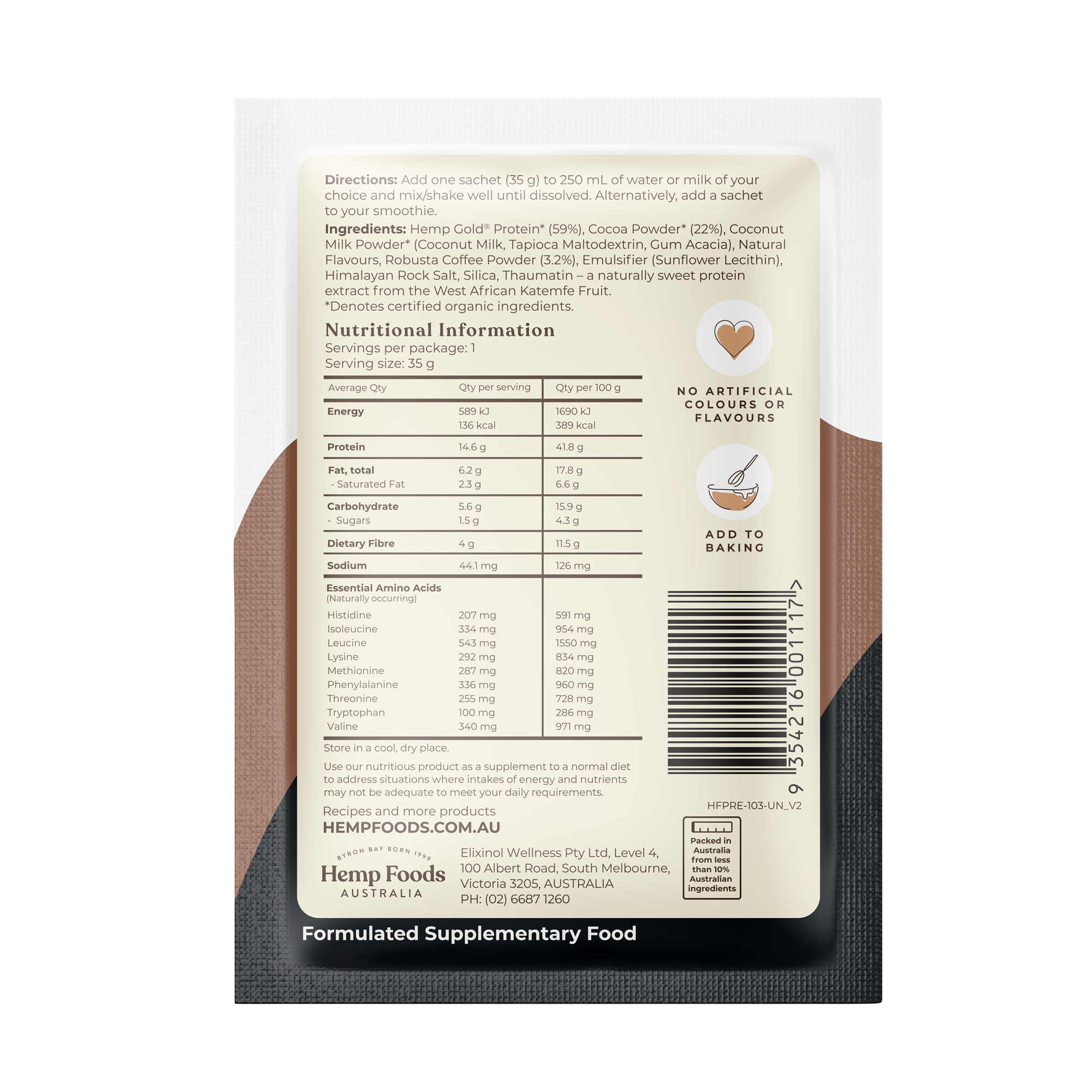 Chocolate Espresso Protein - 7 x 35g Sachet