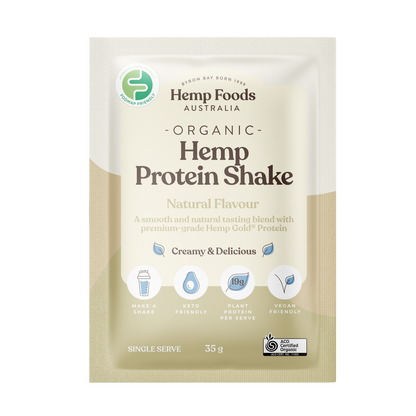 Organic Hemp Protein Natural - 7 x 35g Sachet
