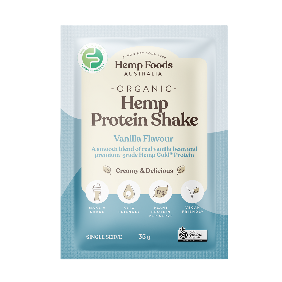Organic Hemp Protein Vanilla - 35g