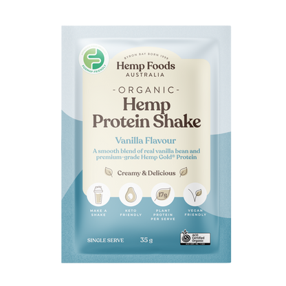 Organic Hemp Protein Vanilla - 7 x 35g Sachet