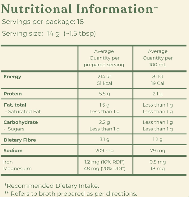 Vegetable Broth - 252g