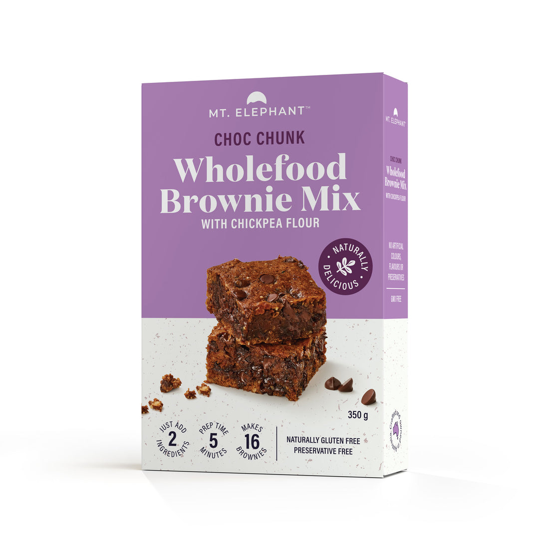 Choc Chunk Wholefood Brownie Mix - 350g