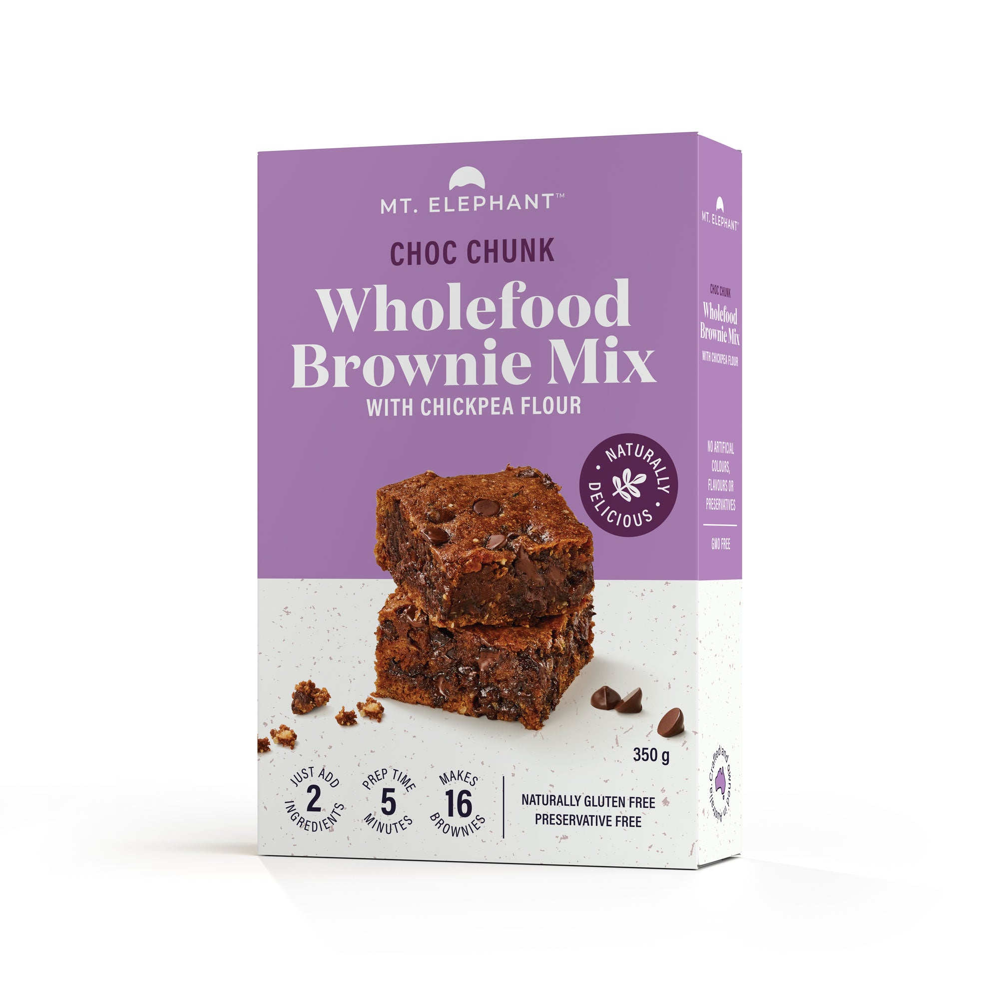 Choc Chunk Wholefood Brownie Mix - 350g