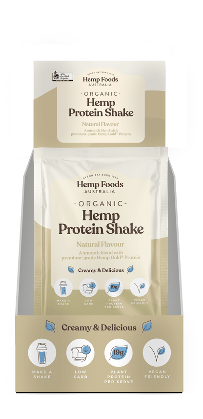 Organic Hemp Protein Natural - 7 x 35g Sachet