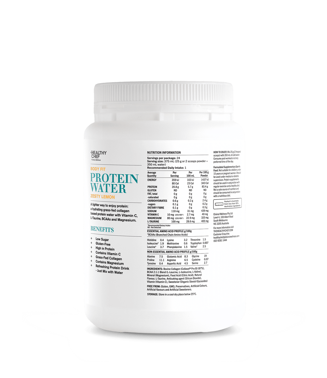 Body Fit Protein Water - 600g