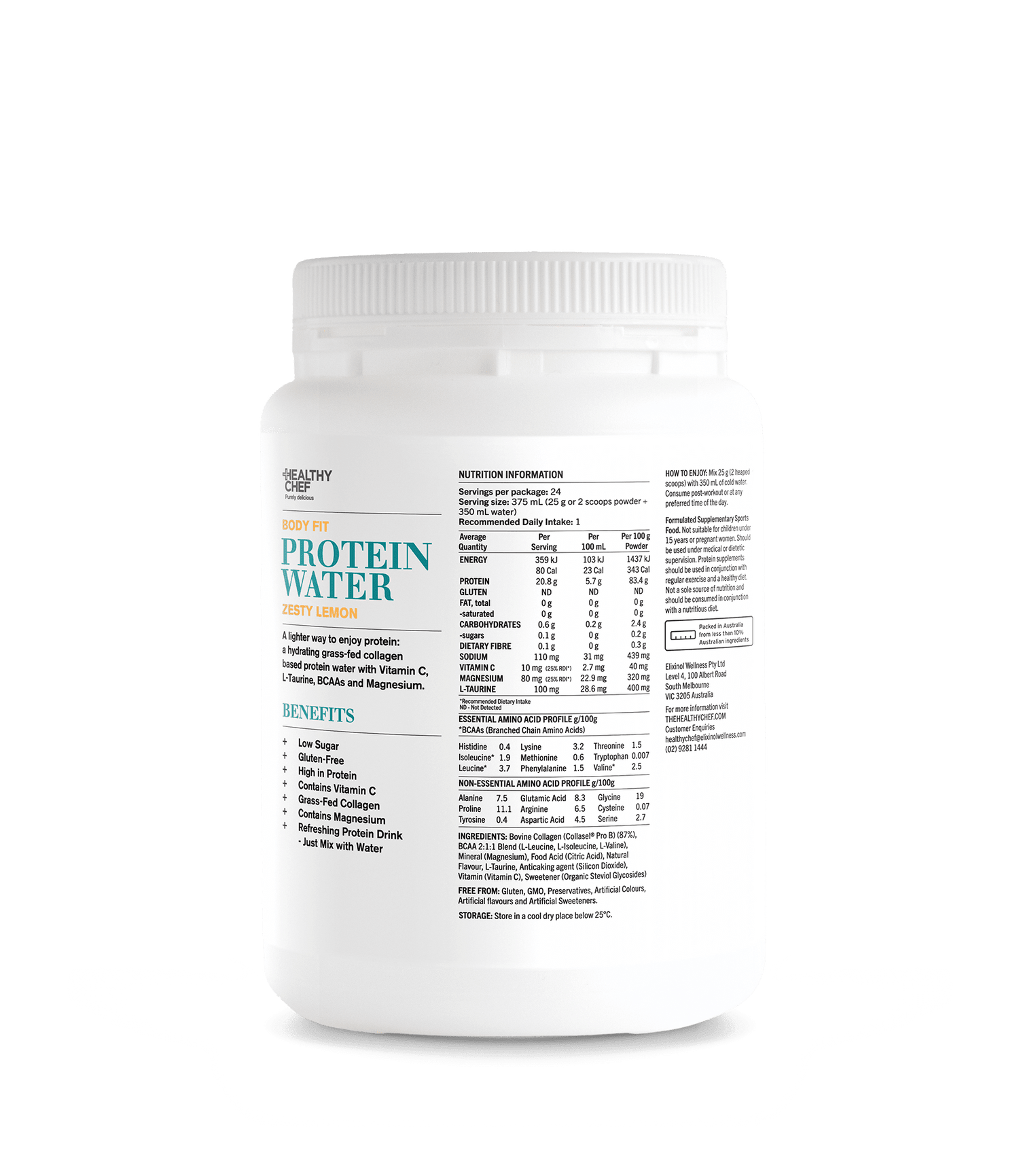 Body Fit Protein Water - 600g