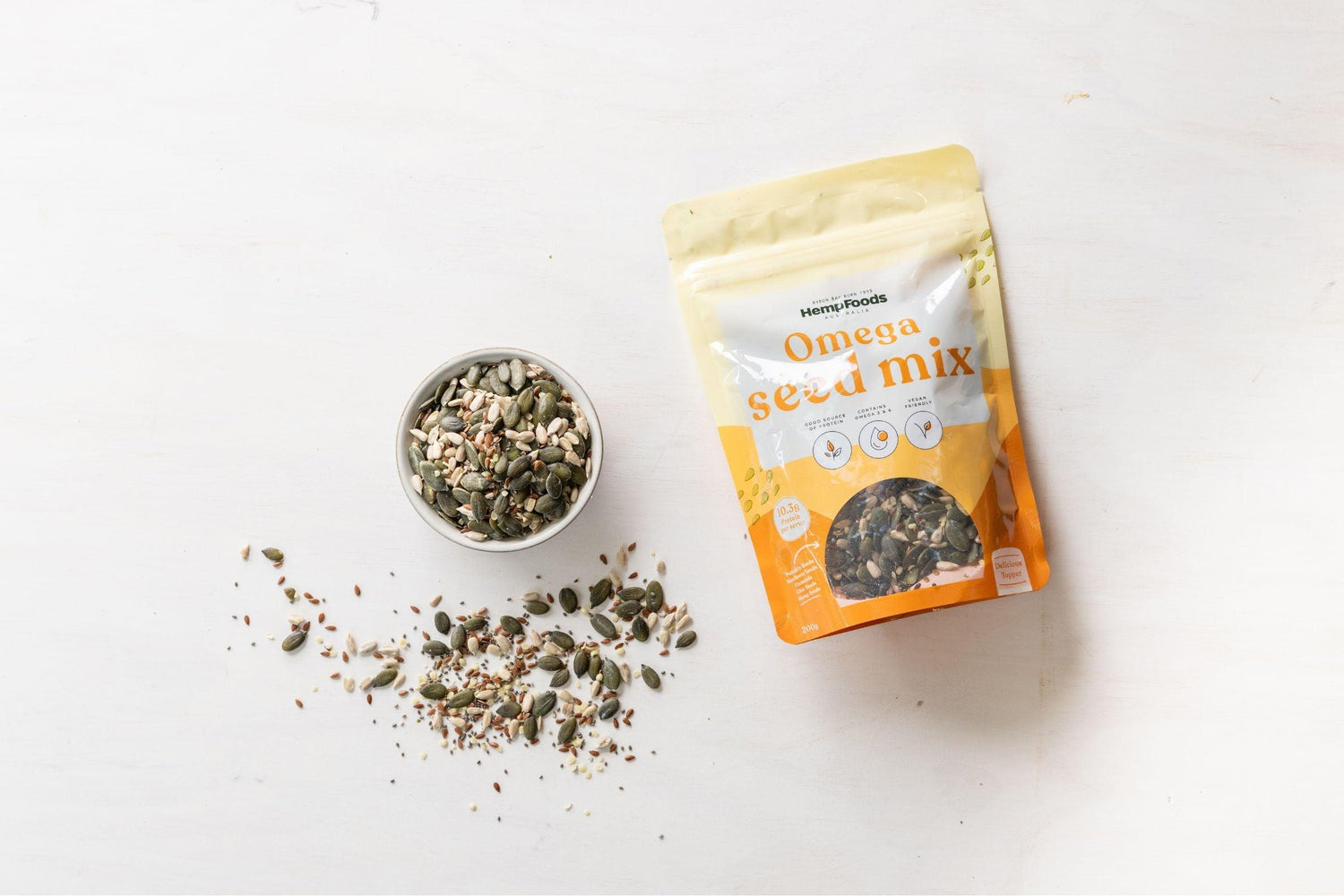 Omega Seed Mix - 200g - Hemp Foods Australia