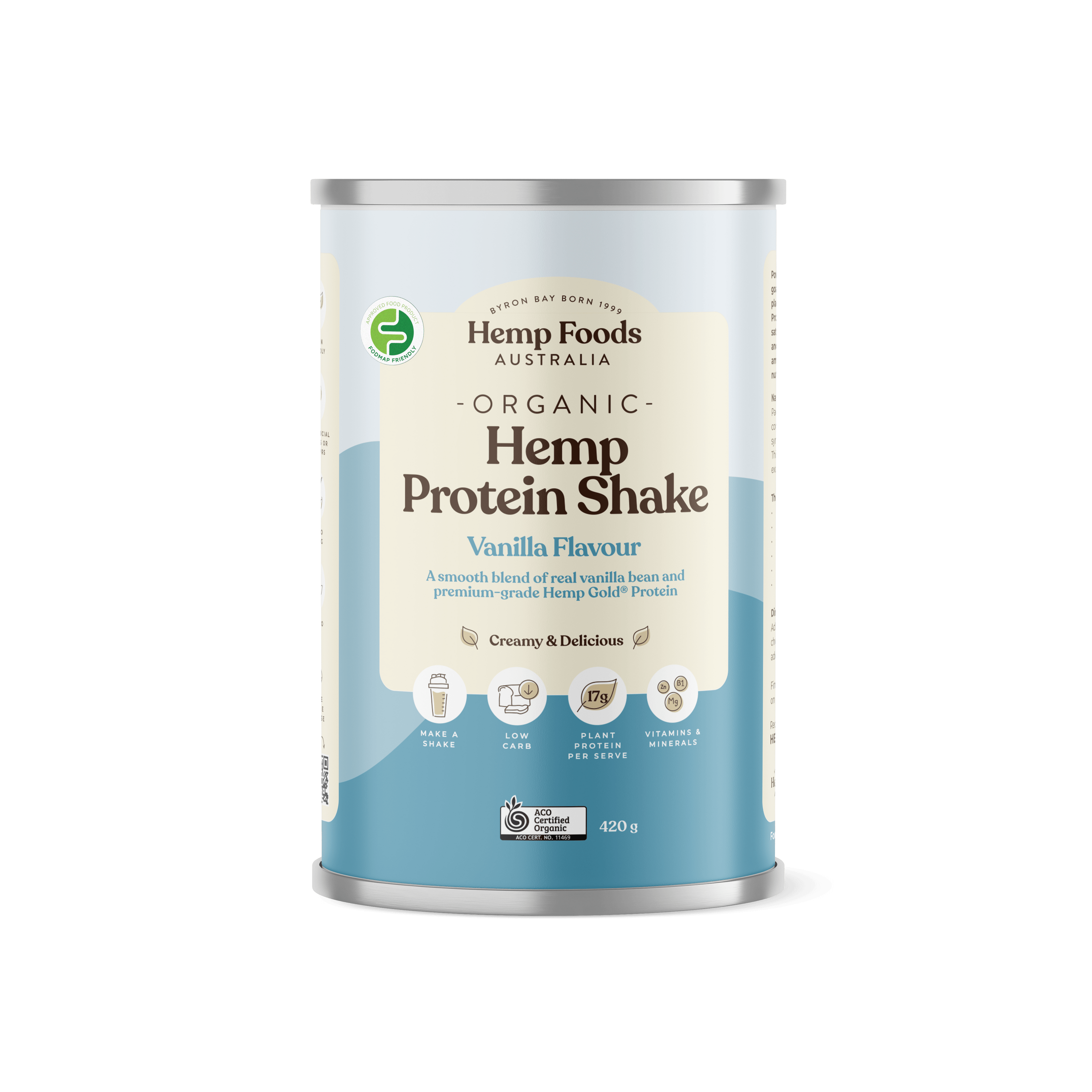 Organic Hemp Protein Vanilla - 420g