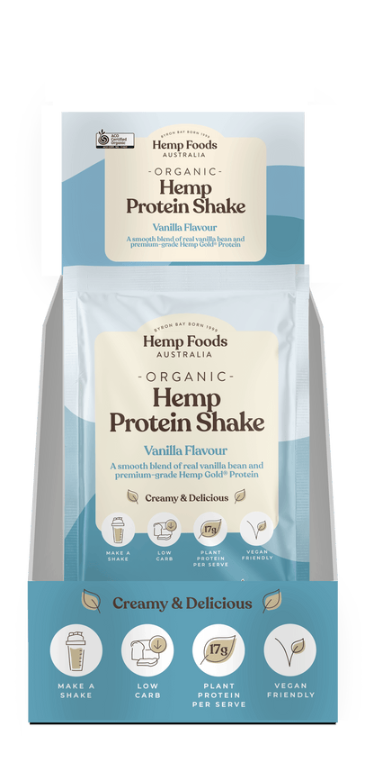 Organic Hemp Protein Vanilla - 7 x 35g Sachet