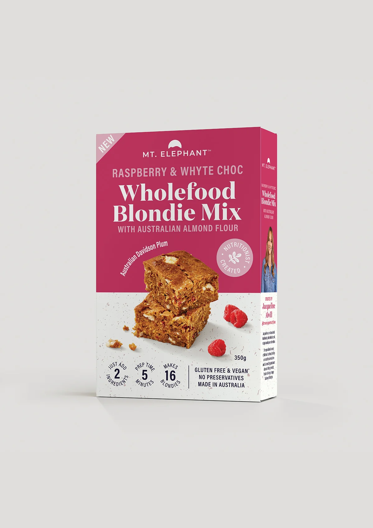 Raspberry &amp; Whyte Choc Wholefood Blondie Mix - 350g