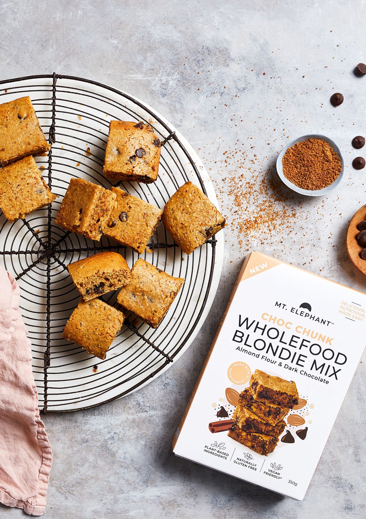 Choc Chunk Wholefood Blondie Mix - 350g