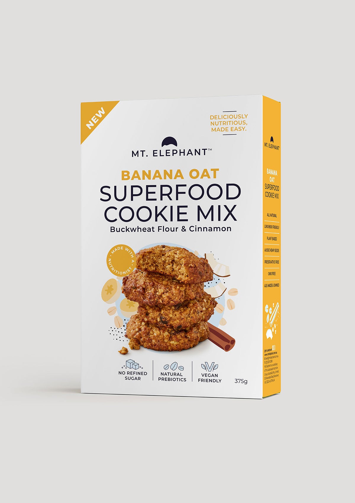 Banana Oat Superfood Cookie Mix - 375g